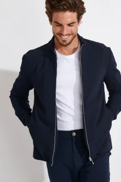 Cala 1789 VESTE ZIPPÉE MARINE LUC MAIORCA New