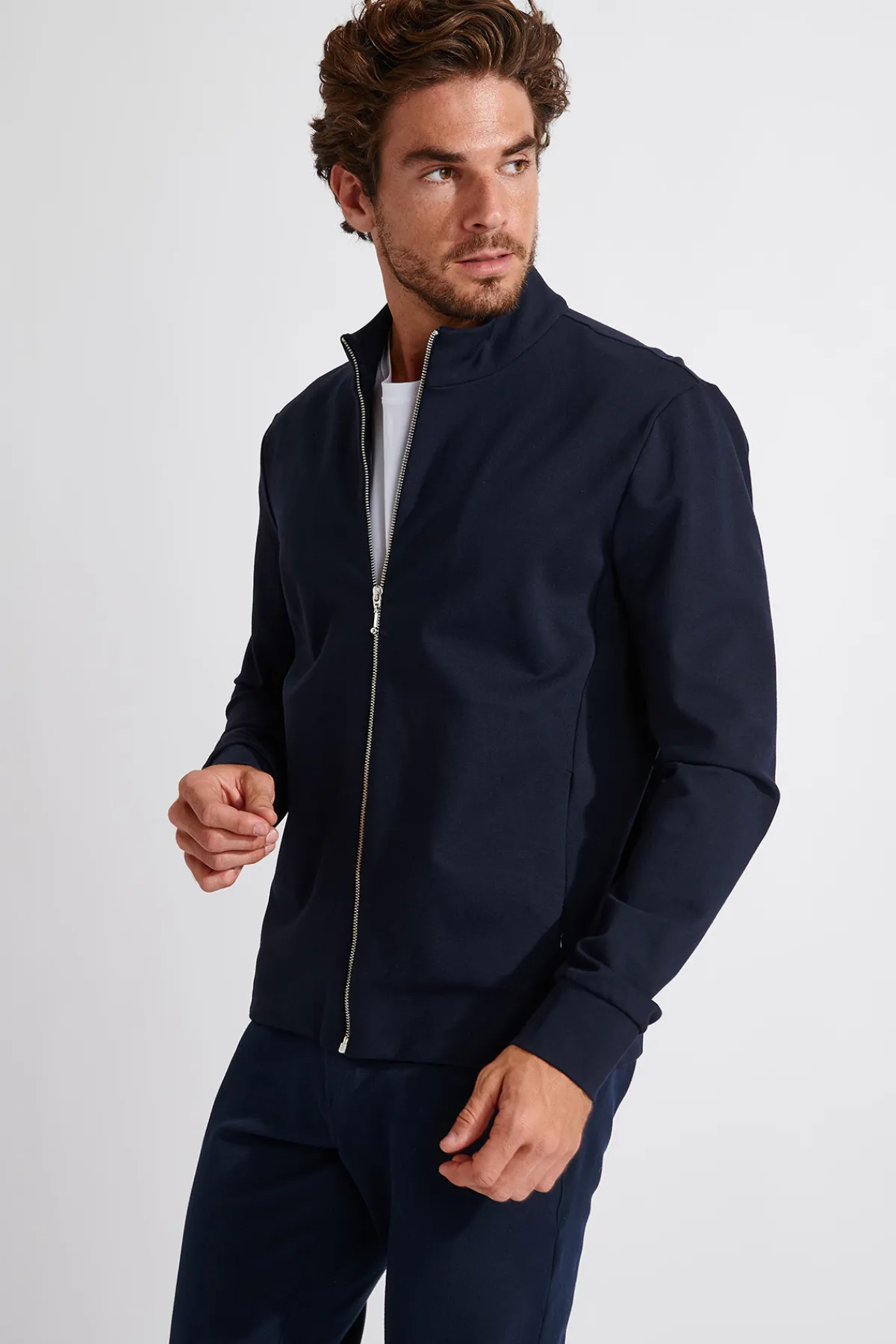 Cala 1789 VESTE ZIPPÉE MARINE LUC MAIORCA New