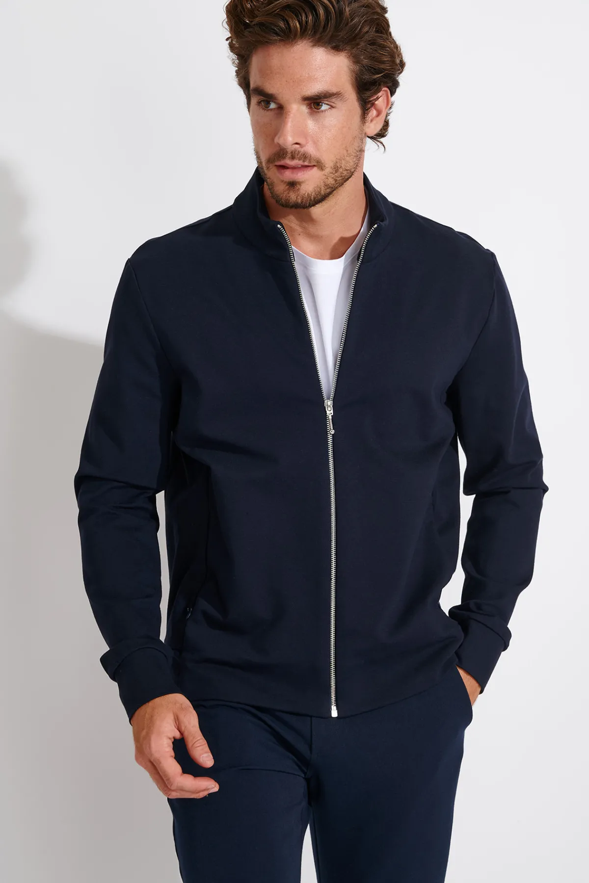 Cala 1789 VESTE ZIPPÉE MARINE LUC MAIORCA New