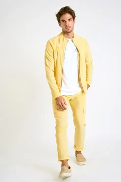 Cala 1789 Veste zippée paille LUC LESCADA Online