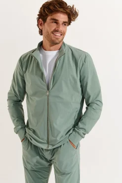 Cala 1789 Veste zippée verte LUC LESCADA Sale