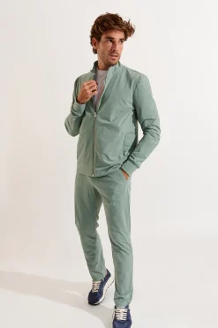 Cala 1789 Veste zippée verte LUC LESCADA Sale